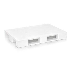 Γκρι πλαστική παλέτα με τραβέρσες 1200x800x145 mm 3463 - Image 1