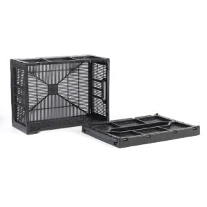 Maxi πτυσσόμενο καλάθι-ΕΝΚΟ- μαύρο για το σπίτι 17lt 40x30x17cm 4317 - Image 3