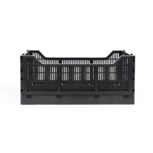 Maxi πτυσσόμενο καλάθι-ΕΝΚΟ- μαύρο για το σπίτι 17lt 40x30x17cm 4317 - Image 4