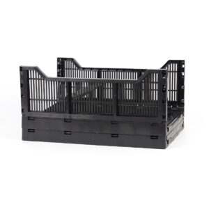 Maxi πτυσσόμενο καλάθι-ΕΝΚΟ- μαύρο για το σπίτι 17lt 40x30x17cm 4317 - Image 6