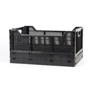 Maxi πτυσσόμενο καλάθι-ΕΝΚΟ- μαύρο για το σπίτι 17lt 40x30x17cm 4317 - Image 7