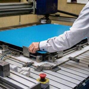 Ενδιάμεσα διαχωριστικά φύλλα παλέτας Κυματοειδή, corrugated PP, 120x80cm, 3mm, Μπλε - Image 3